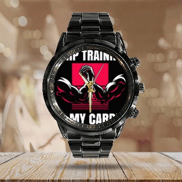 Discover Grip Training is my Cardio Zip Calendar Steel Band Watch