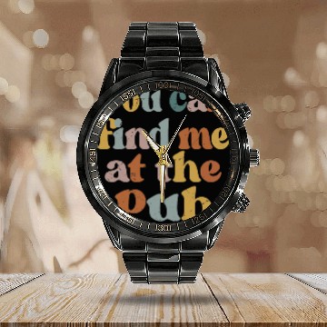 Discover You Can Find Me At The Pub 2Funny Beer Bartender Baseball Tees Calendar Steel Band Watch