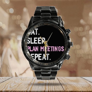 Discover Funny Meeting Planner Wedding Coordinator Planning Party Calendar Steel Band Watch