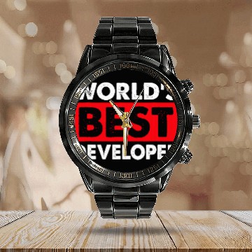 Discover bests Business Developer Software Coding Programmer Calendar Steel Band Watch