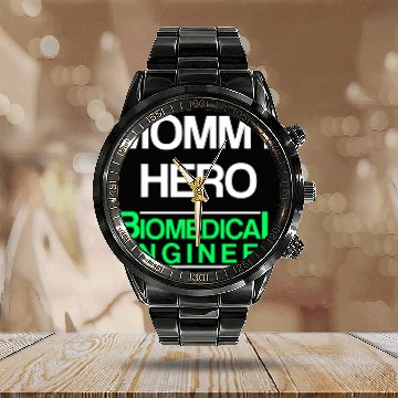 Discover Biomedicals Engineer Mommy Funny Engineering Calendar Steel Band Watch