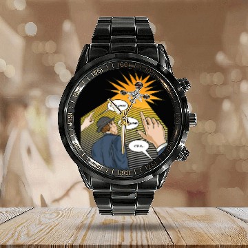Discover its a bird its a plane its a drone funny Calendar Steel Band Watch