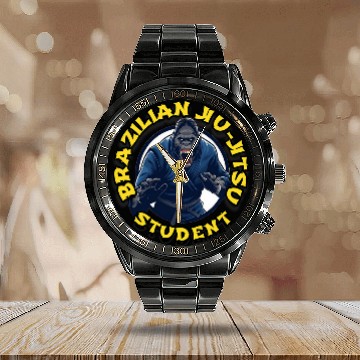 Discover BJJ BRAZILIAN JIUJITSU STUDENT Baseball Tees Calendar Steel Band Watch