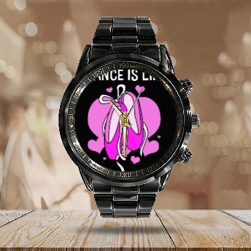 Discover Pointe Shoe Ballerina Ballet Dancer Dance Is Life Baseball Tees Calendar Steel Band Watch
