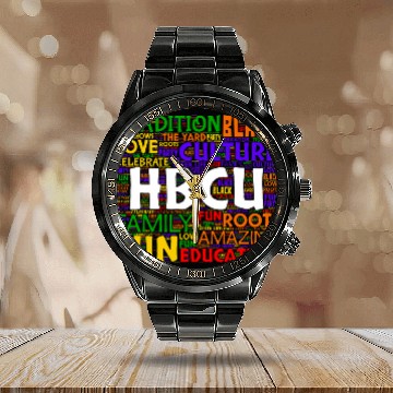 Discover HBCU Education Celebration of Culture Grad Alumni Student Calendar Steel Band Watch