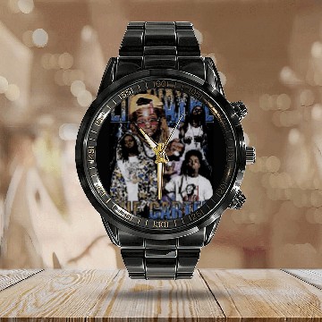 Discover Lil Wayne Rap Calendar Steel Band Watch