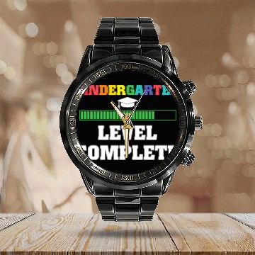 Discover Kindergarten Level Complete School Graduation Computer Calendar Steel Band Watch