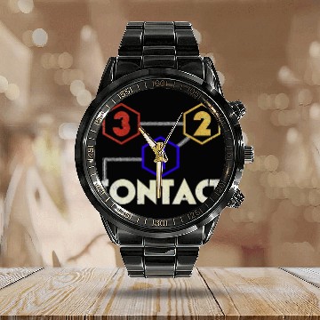 Discover 321 Contact Calendar Steel Band Watch