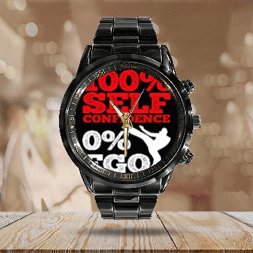Discover Japanese Martial Arts Karate 2 Calendar Steel Band Watch