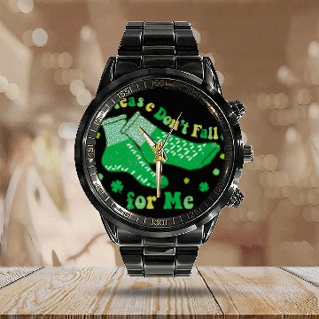 Discover Funny PCT CNA Nursing Student Please Dont Fall For Me Calendar Steel Band Watch