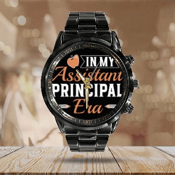 Discover In My Assistant Principal Era 2 Calendar Steel Band Watch
