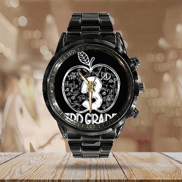 Discover Third Grade Squad Kids Teacher Team 3rd Grade Back to School Zip Calendar Steel Band Watch