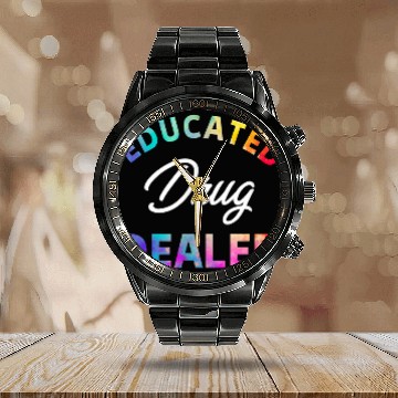 Discover Health staff medicals student Calendar Steel Band Watch