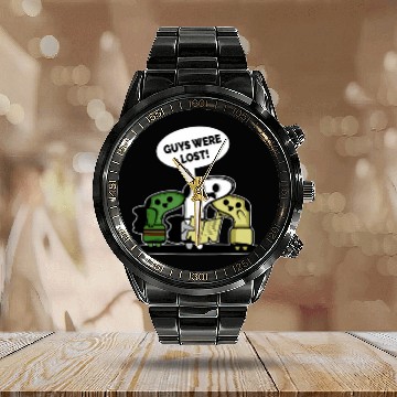 Discover Guys were lost Housekeeper Or Laundry Worker Calendar Steel Band Watch