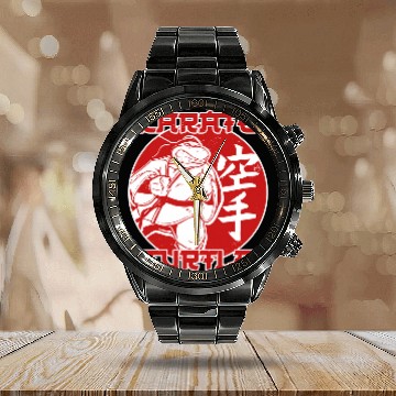 Discover Karate Turtle Environment Warrior Environmentalist Turtle Calendar Steel Band Watch