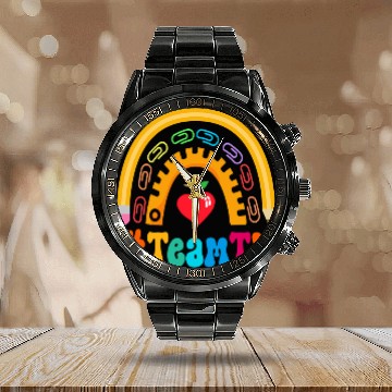 Discover Team TK Appreciation Week Back to School Calendar Steel Band Watch