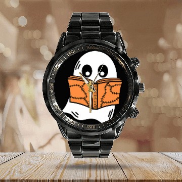 Discover Groovy Halloween Read Book skills Calendar Steel Band Watch