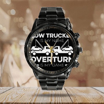 Discover Tow Trucker Is My Name Overturn Tow Truck Operator Calendar Steel Band Watch