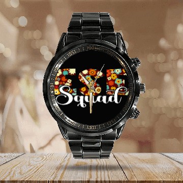 Discover Teaching Squad Exceptional Student Education ESE Teacher 1 Calendar Steel Band Watch