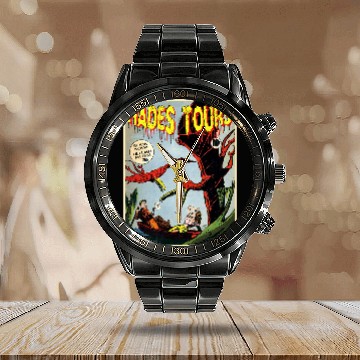 Discover Hades Swamp Boat Tour Pterosaur Pterodactyl Paleontology Calendar Steel Band Watch