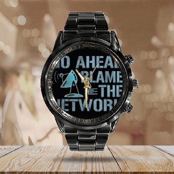 Discover Network Expert Design for Software Engineers Programmer 8 Calendar Steel Band Watch