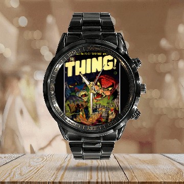 Discover Halloween Horror ghosts Vampire Monster vintages Comic Book Calendar Steel Band Watch