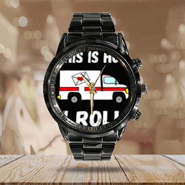 Discover This Is How I Roll Postman Postal Worker Rural Mail Delivery Zip Calendar Steel Band Watch