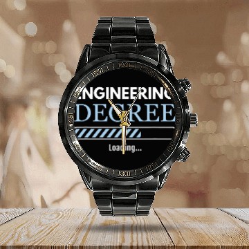 Discover Engineering Student Engineering Degree Loading Engineer Calendar Steel Band Watch