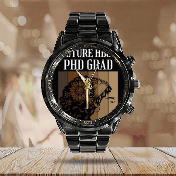 Discover Future HBCU PHD Graduate Doctoral Candidate Student Calendar Steel Band Watch
