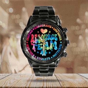 Discover Resource Teacher Team Special Education IEP Teaching Squad Calendar Steel Band Watch