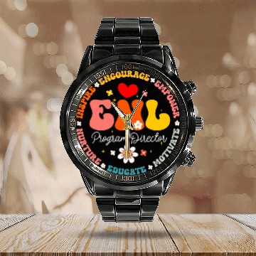 Discover ENL Program Director Squad English New Language Squad Crew Calendar Steel Band Watch