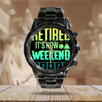 Discover chemicals Engineer Engineering 122 Calendar Steel Band Watch