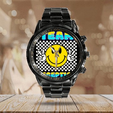 Discover Team Reception Back to School Student Teacher Cool Baseball Tees Calendar Steel Band Watch