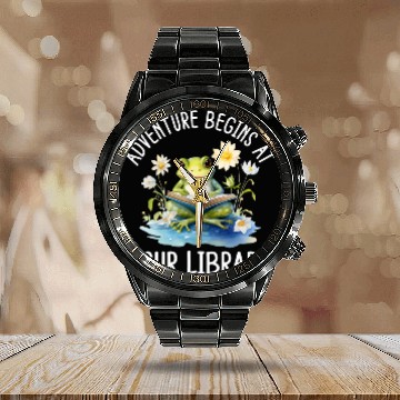 Discover Adventure Begins At Your Library Summer Reading Program 2024 3 Calendar Steel Band Watch