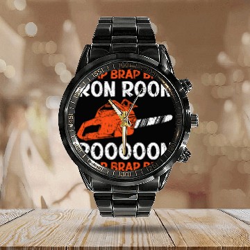 Discover Tree Surgeon Logger Chainsaw Lover Arborist Lumberjack 1 Baseball Tees Calendar Steel Band Watch