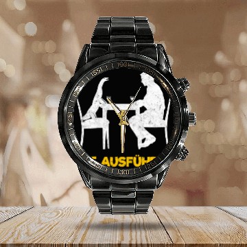 Discover Exe Performance Computer Student Programmer Admin Calendar Steel Band Watch