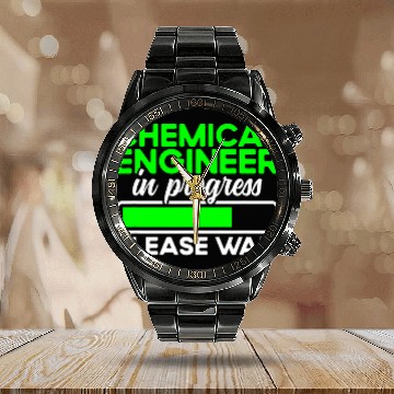 Discover chemicals Engineering Student chemicals Engineering School Zip Calendar Steel Band Watch