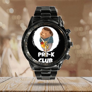 Discover Team PreK Hedgehog Pre Kindergarten Teacher Or Student Calendar Steel Band Watch