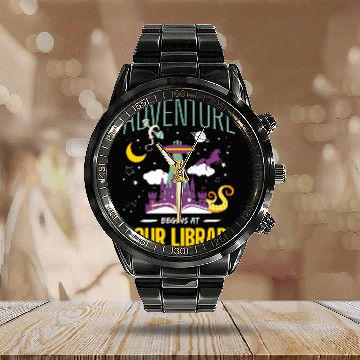 Discover Adventure Begins At Your Library Summer Reading 2024 Calendar Steel Band Watch