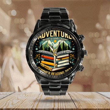 Discover Adventure Begins At Your Library Summer Reading Activities Baseball Tees Calendar Steel Band Watch