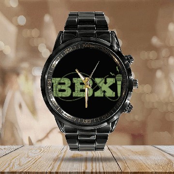 Discover BBX Beat Box in Microphone Calendar Steel Band Watch