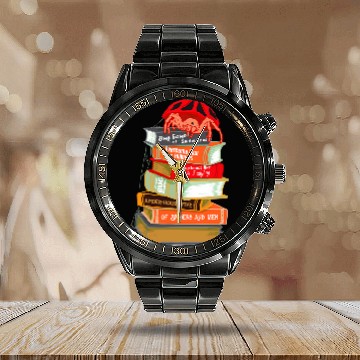 Discover Ladybug Spider Book Design Calendar Steel Band Watch
