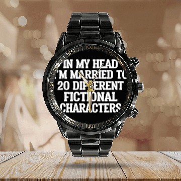 Discover Fictional Characters Character Book Reading Lover Books Baseball Tees Calendar Steel Band Watch