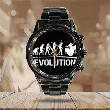 Discover Drummers Gift Evolution Of Drumming Calendar Steel Band Watch