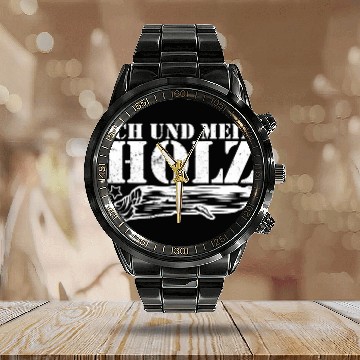 Discover Sawmill Carpenter Carpenter Woodworker Chainsaw Profession 29 Calendar Steel Band Watch