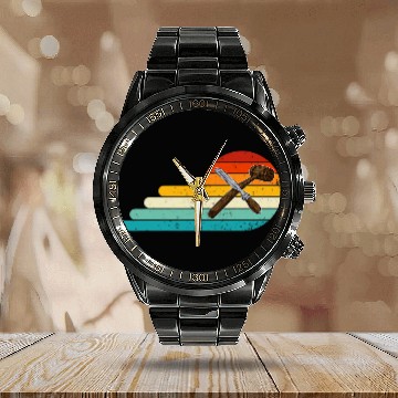 Discover Sawmill Carpenter Carpenter Woodworker Chainsaw Profession 1 Calendar Steel Band Watch