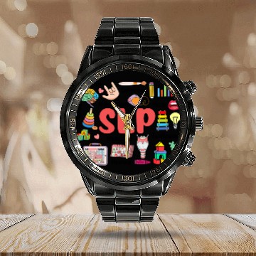 Discover speech language pathologist pediatric scope of practice slp Calendar Steel Band Watch
