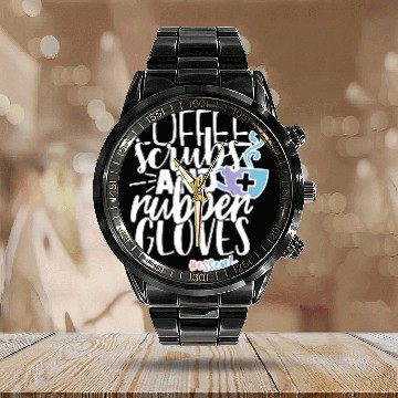 Discover Womens Essential Registered Blessed nurses Frontline worker 1 Calendar Steel Band Watch