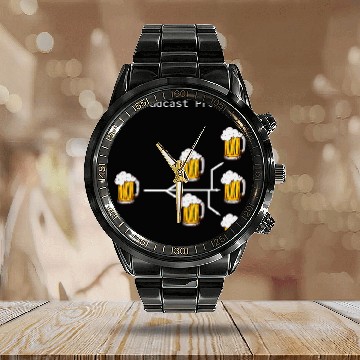Discover Programmer Witz Computer Nerd Beer Broadcast Information Skills Calendar Steel Band Watch