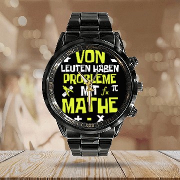 Discover Maths Maths Funny Maths Teacher School University Calendar Steel Band Watch